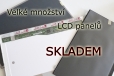 Skladové množství LCD panelů všech různých typů včetně nových eDP displejů